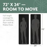 Esterilla Yoga Gaiam 10mm Matón Ejercicio Fitness Correa