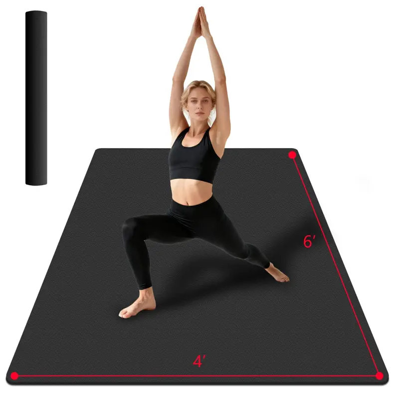 Esterilla Yoga VTORY 6x4x8mm Gruesa Ejercicios Hogar Pilates