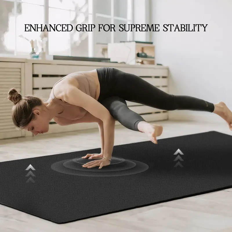 Esterilla Yoga VTORY 6x4x8mm Gruesa Ejercicios Hogar Pilates
