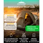 Carpa Camping Individual Southport By Gadnic Poliéster 210T PU 3000 Mm Con Varillas De Aluminio