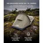 Carpa Camping Individual Southport By Gadnic Poliéster 210T PU 3000 Mm Con Varillas De Aluminio