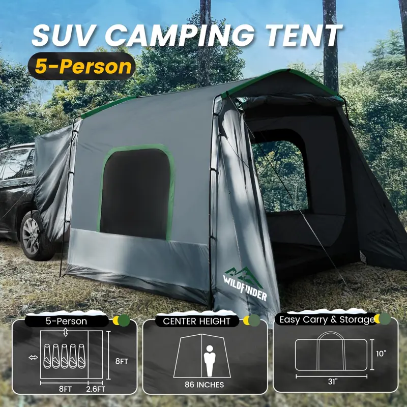 Carpa SUV WildFinder para Camping 5 9p Azul