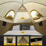 Carpa Camioneta Qualencey 5.5-6.3FT Camuflaje Toldo Sombra