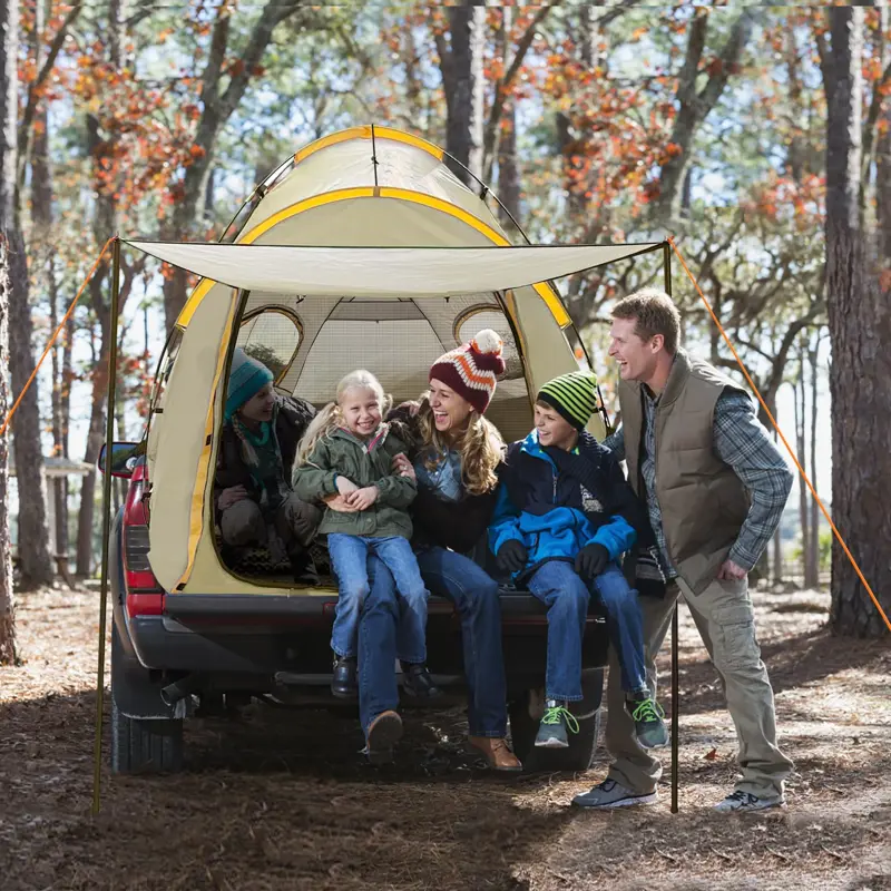 Carpa Camioneta Qualencey 5.5 6.3FT Camuflaje Toldo Sombra
