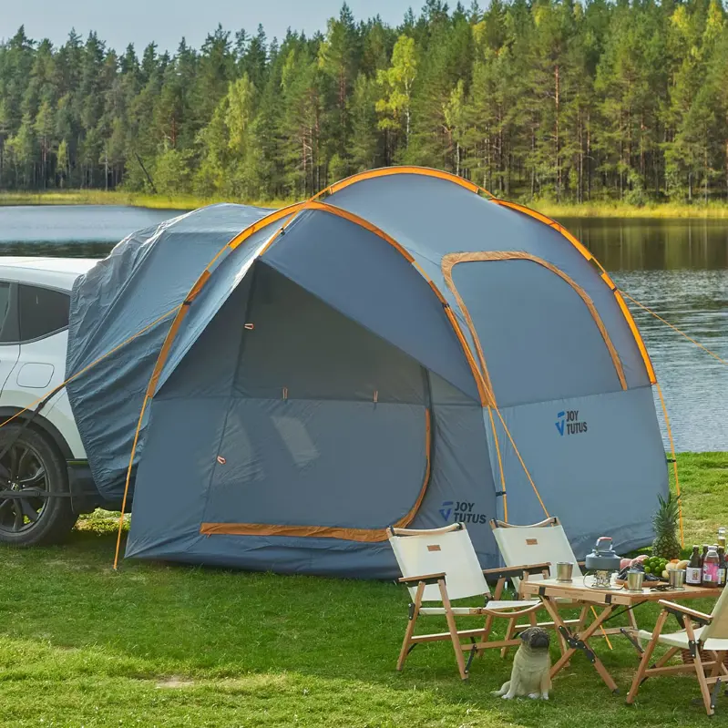Carpa SUV JOYTUTUS Toldo Antilluvia Puerta Doble Postes