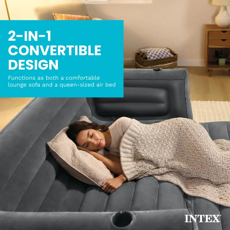 Sofá Inflable Cama Queen Intex 66552EP Hinchable
