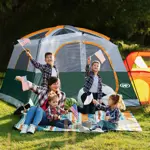 Carpa Camping UNP 6 Personas Impermeable con Soportal Fácil