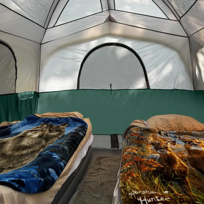 Carpa Camping UNP 6 Personas Impermeable con Soportal Fácil