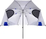Sombrilla Carpa Plegable GAZEBO6X - 1.90m, UV +50, Mosquitero, Azul