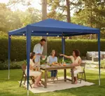 Gazebo Azul 3x3m sin pared Proline GBZO030B