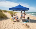 Gazebo Philco Autoarmable Aluminio 3x3 m Azul GAP3X3BA-NS