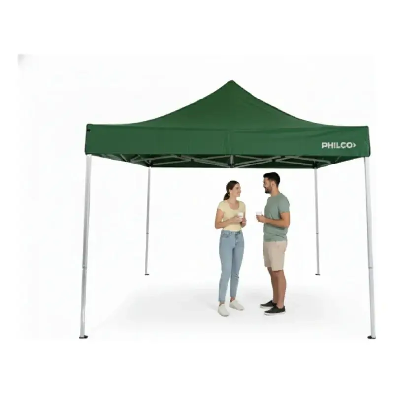 Gazebo Philco Autoarmable Aluminio 3x3 m Verde GAP3X3GA NS