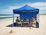 Gazebo Philco Autoarmable con Paredes 3x3 m Azul GAP3X3BW3A-NS