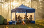 Gazebo Philco Autoarmable con Paredes 3x3 m Azul GAP3X3BW3A-NS