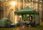 Gazebo Philco Verde 3X3 Con Paredes Aluminio Autoarmable GAP3X3GW3AP