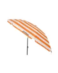 SOMBRILLA RAYADA 220CM U220 ALUMINIZADA CON RESORTE Y DEFLECTOR Outdoors Naranja 