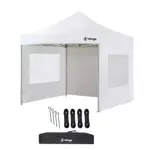 Gazebo 3x3 Autoarmable Waggs Reforzado con Proteccion UV Cerrado con Ventanas Blanco
