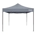 Gazebo 3x3 Metros NOAK Estructura de Acero Techo de Tela Oxford 600D Gris