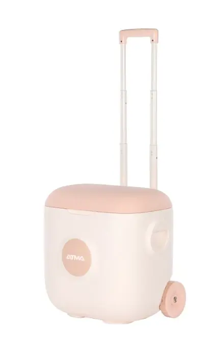 Conservadora Atma Vintage con Carrito 30L Rosa CATP305V NS