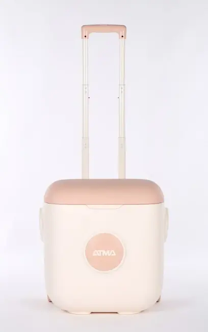 Conservadora Atma Vintage con Carrito 30L Rosa CATP305V NS