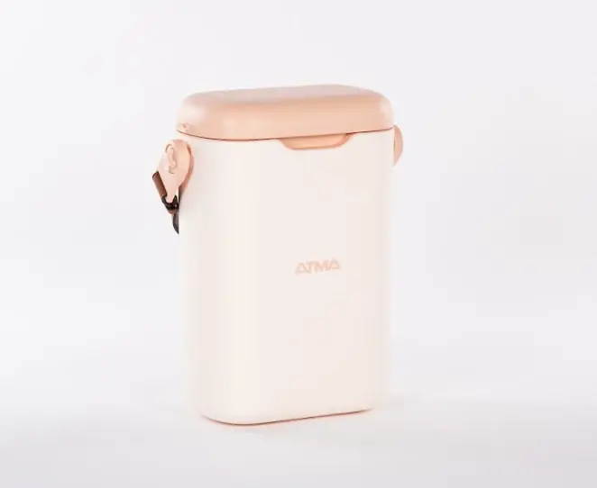 Conservadora Atma Vintage 9L Manija Simil Cuero Rosa CAMP95V NS