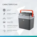 Heladera Portatil Electrica Nictom Conserva Frio y Calor 24lts 12V
