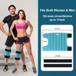 Bolsa de hielo para rodillas Comfcube, ultrarduradera, fría