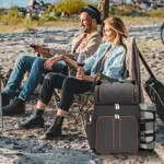 Mochila Picnic 4 Bolsa Termica Aislada Manta Marron Picnic