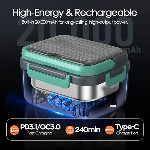 Lonchera Eléctrica Odopok Inalámbrica 1.5L