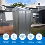 Depósito Armario Caseta Cobertizo de jardín 1x2 Techo 1 agua