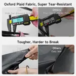 Carpa de Almacenamiento para 2 Bicicletas Dikutar Cobertizo Impermeable PU5000 de Tela Oxford 210D