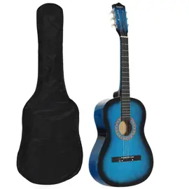 Guitarra Criolla 39 Color Azu...