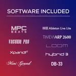 Controlador Keytar Alesis Vortex Wireless 2 USB MIDI negro