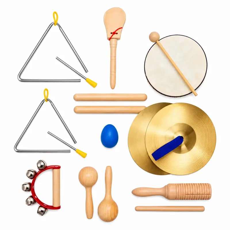 SET PERCUSION P/NIÑOS 8 INSTR.
