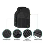 Cubre Alfombra Vabenne Linea Pesada Universal 3 Piezas Auto Camioneta