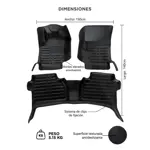 Cubre Alfombras Para Volkswagen Amarok V6 Gadnic 2023+ Juego Completo 