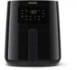 Freidora de Aire HD9252/90 - 4.1L, 1400W, Pantalla Táctil, Rapid Air, Negro