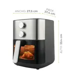 FREIDORA DE AIRE FR256MAIP 6L INOX ATMA