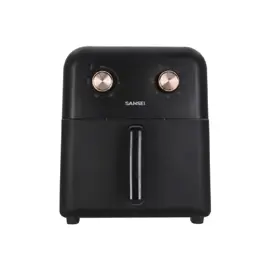 Freidora De Aire Mecánica 6L  Negra...