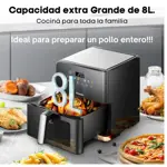 Freidora de Aire Digital Hisense 8L 1700 W H09AFBKS4S