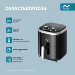 Freidora de Aire Air Fryer Nictom 3,5LTS 1350w Temporizador