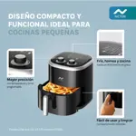 Freidora de Aire Air Fryer Nictom 3,5LTS 1350w Temporizador