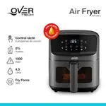 Freidora Overtech Electrica Sin Aceite De Aire 1500w 4.5 Litros Air Fryer Ov-105.5 8 Programas