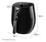 Freidora De Aire Airfryer Electrolux Efficient Eaf10 3,2lts