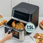 Freidora de Aire Digital Oster con Ventana 7.5 Litros