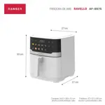 Freidora de Aire Digital Ranser RAVELLO AF-8675W 7 Litros 1700W Blanco