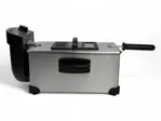 Freidora Eléctrica de Aceite 3 Lts Novohome 2000W Acero Inox