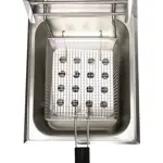 Freidora Eléctrica de Aceite 6L Novohome 2500 W Acero Inox.