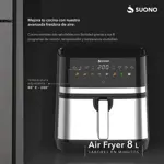 Freidora De Aire Suono Air Fryer Digital 8l 1800w