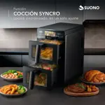 Freidora de Aire Suono AirFryer Vertical Doble Canasto 10L